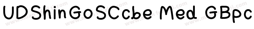 UDShinGoSCcbe Med GBpc E字体转换
